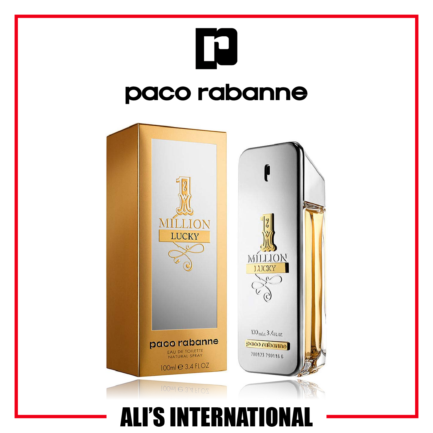 Parfum Million Lucky Mujer Paco Rabanne Lady Million Lucky Eau De