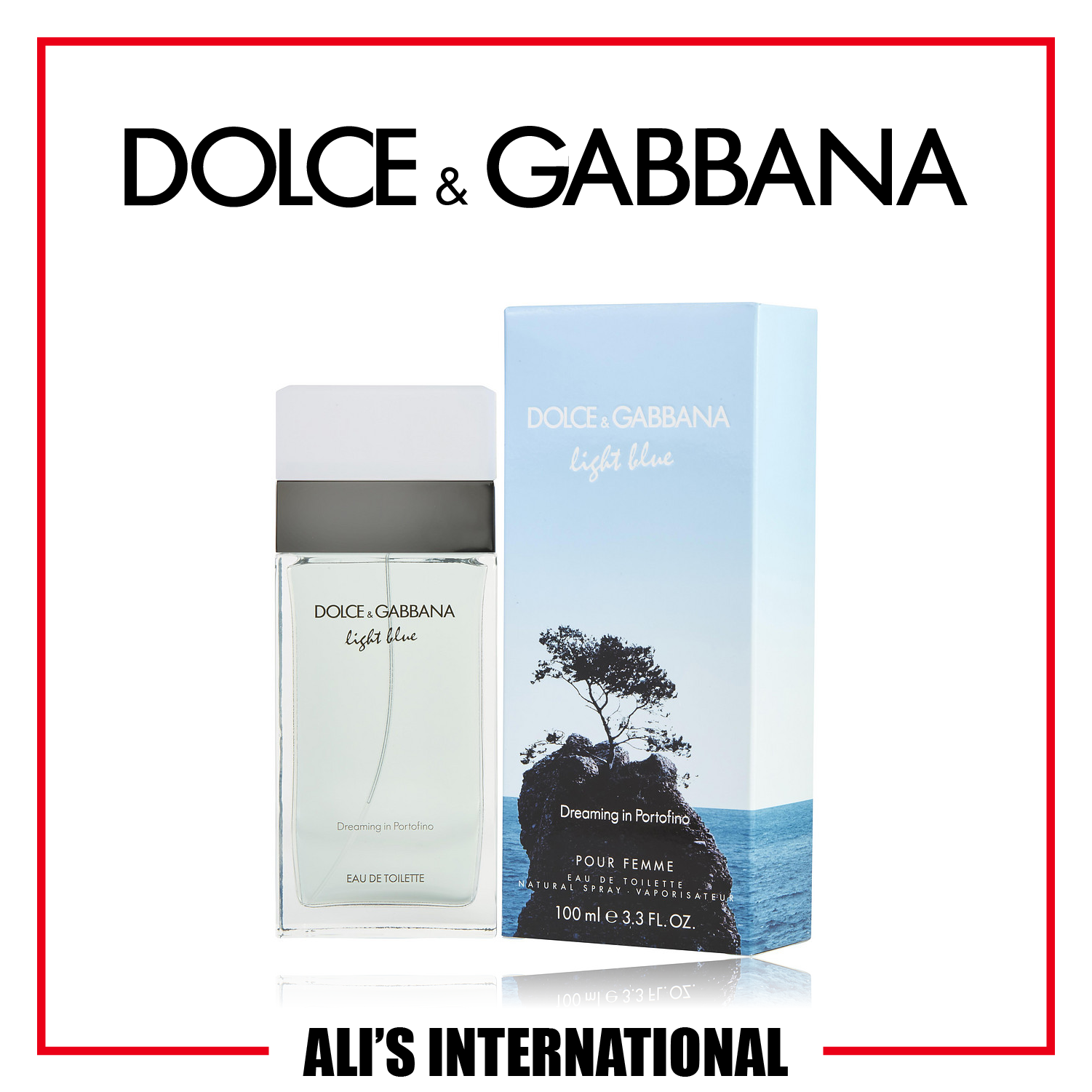 Dolce and gabbana light top blue dreaming in portofino