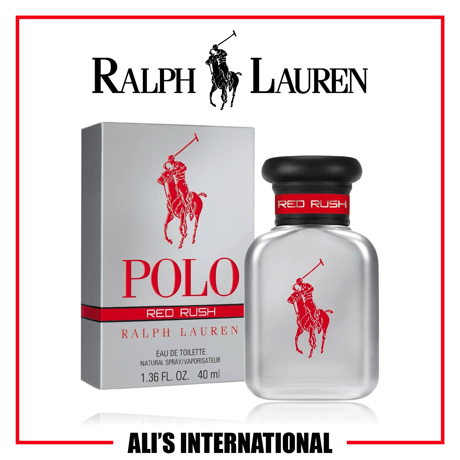 Red top polo rush