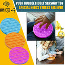 Dimple Keychain Pop-It Fidget Toy: SET 2 - 12 Pcs