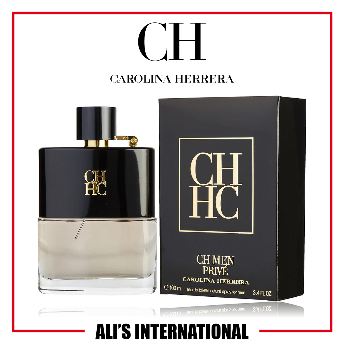 Amazon.com : Carolina Herrera CH Men Prive, Eau de Toilette