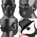 Dual Air Valve Sport Face Masks: Multicolor - 12 Pcs