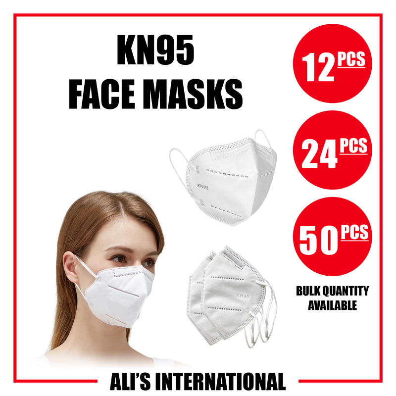 KN95 Disposable Face Masks - 12/24/50 Pcs
