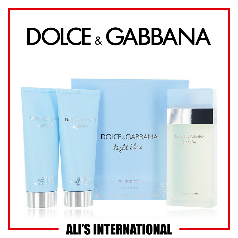 Light Blue by Dolce & Gabbana - 3 Pc. Travel Set