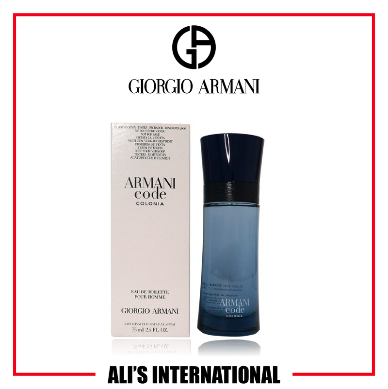 Armani code colonia tester deals